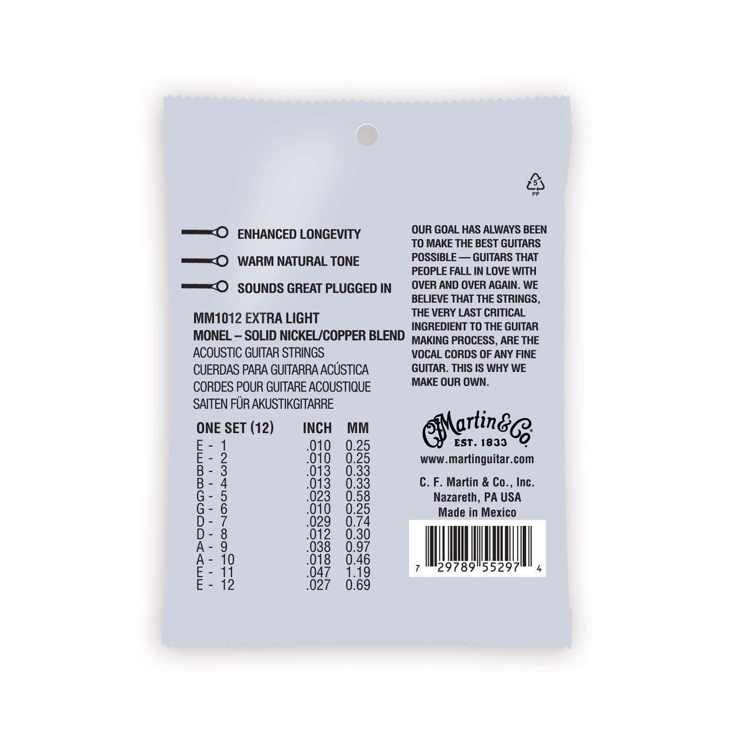 Retro® Acoustic Guitar Strings image number 2